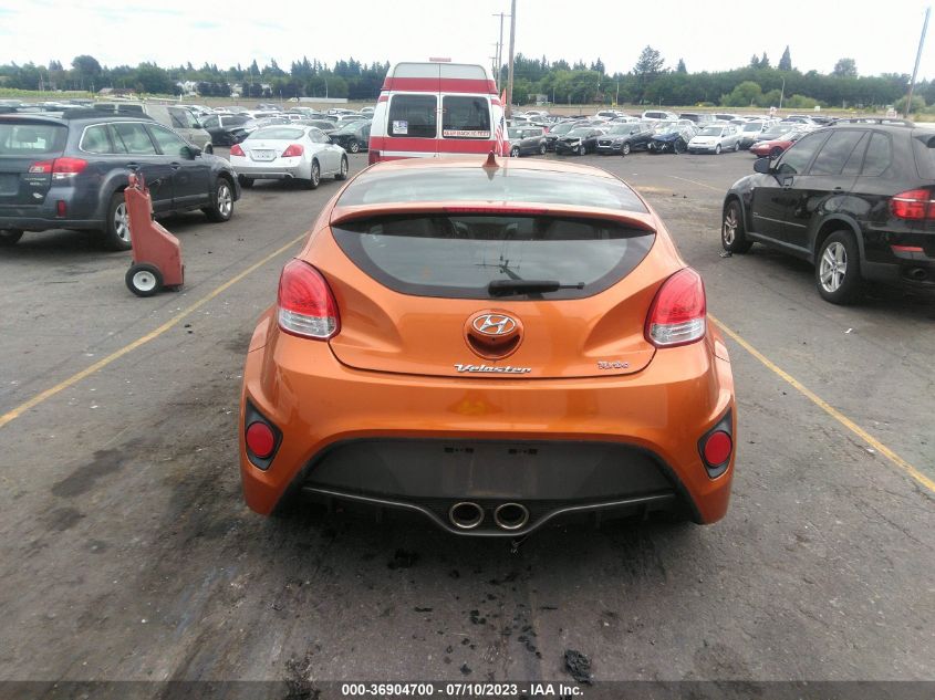 2016 HYUNDAI VELOSTER TURBO - KMHTC6AE4GU290047