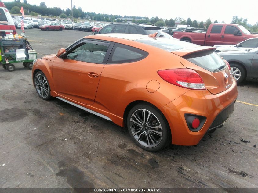 2016 HYUNDAI VELOSTER TURBO - KMHTC6AE4GU290047