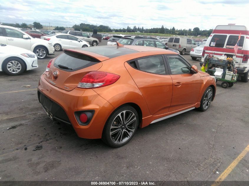 2016 HYUNDAI VELOSTER TURBO - KMHTC6AE4GU290047