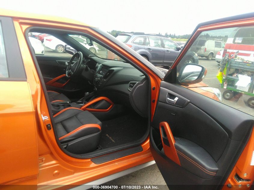 2016 HYUNDAI VELOSTER TURBO - KMHTC6AE4GU290047