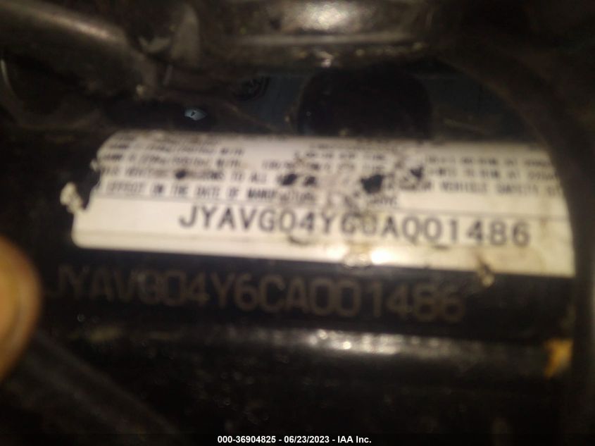 2012 YAMAHA XV250 C JYAVG04Y6CA001486