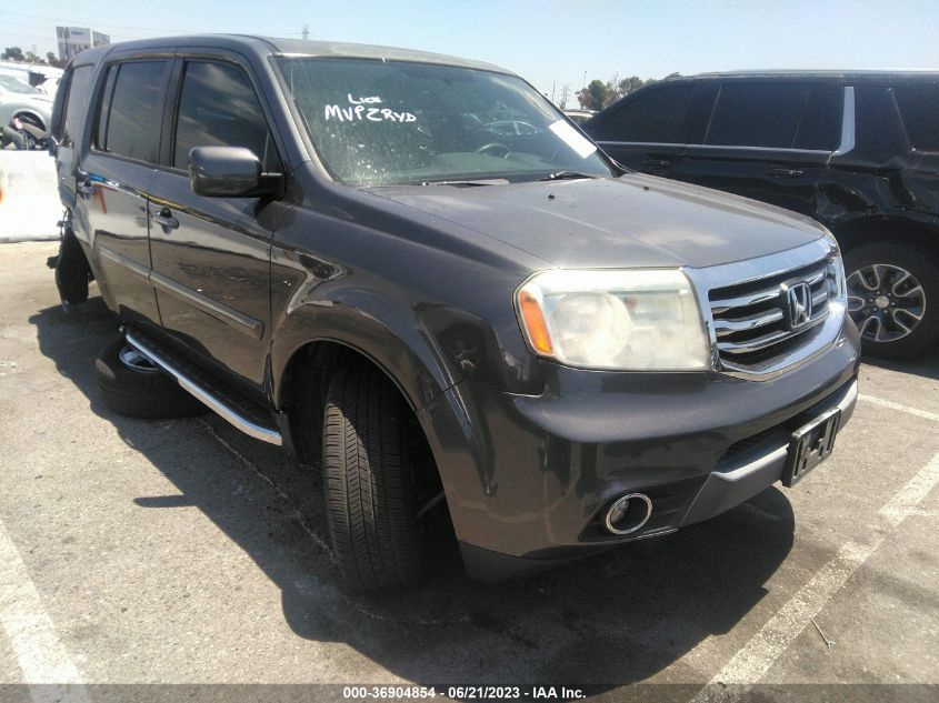 2014 HONDA PILOT EXL - 5FNYF3H54EB023700