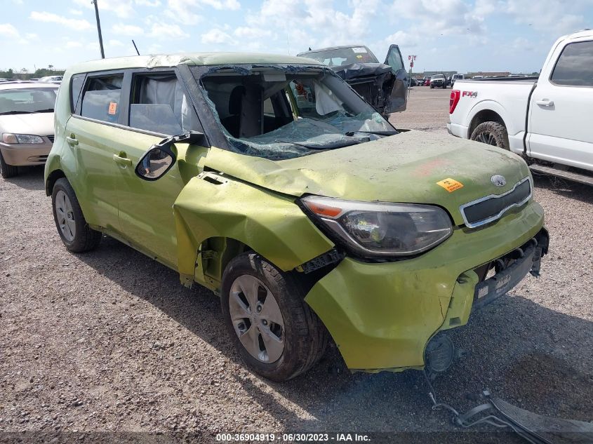 2014 KIA SOUL BASE - KNDJN2A24E7727514