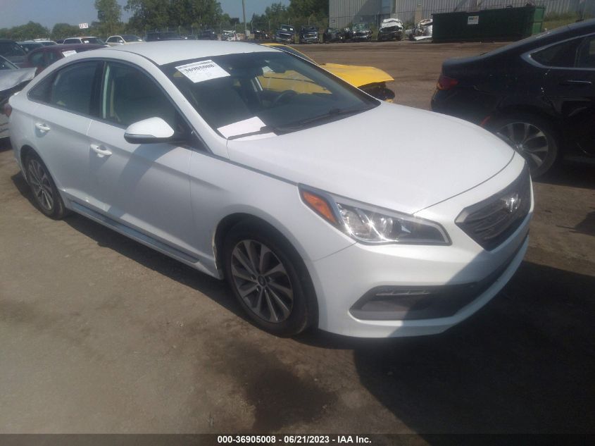 2015 HYUNDAI SONATA 2.4L SPORT - 5NPE34AF3FH115727