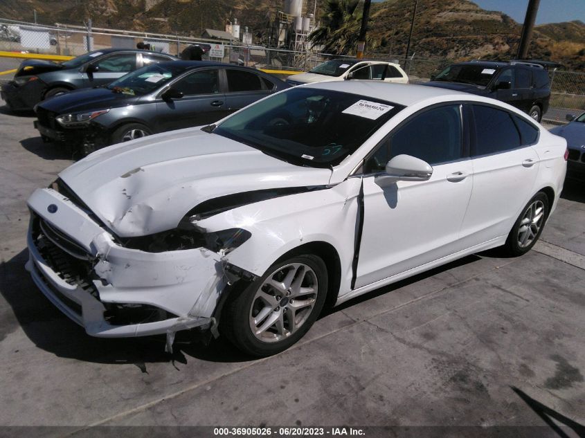 2016 FORD FUSION SE - 1FA6P0H77G5122445