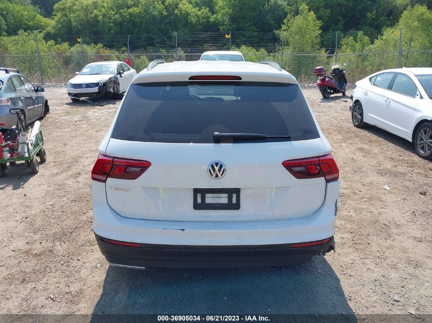 2019 VOLKSWAGEN TIGUAN S - 3VV1B7AXXKM182696