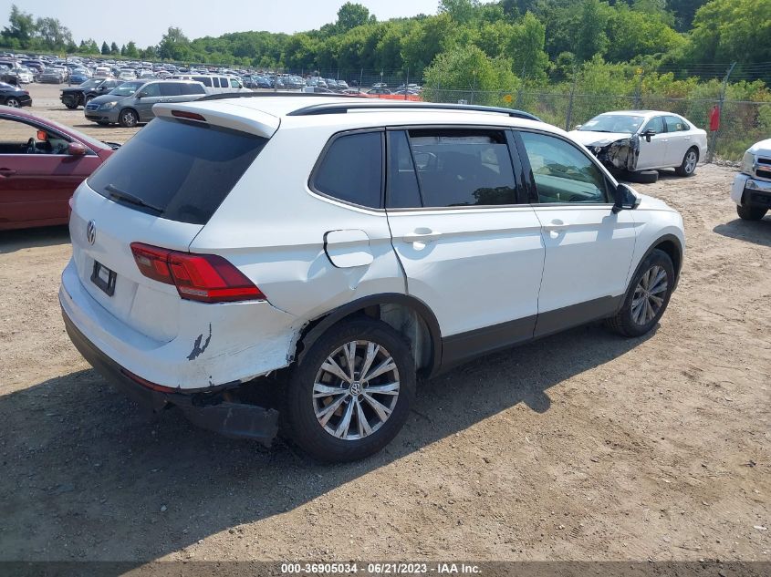 2019 VOLKSWAGEN TIGUAN S - 3VV1B7AXXKM182696