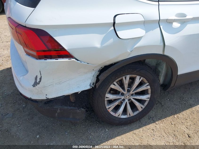 2019 VOLKSWAGEN TIGUAN S - 3VV1B7AXXKM182696