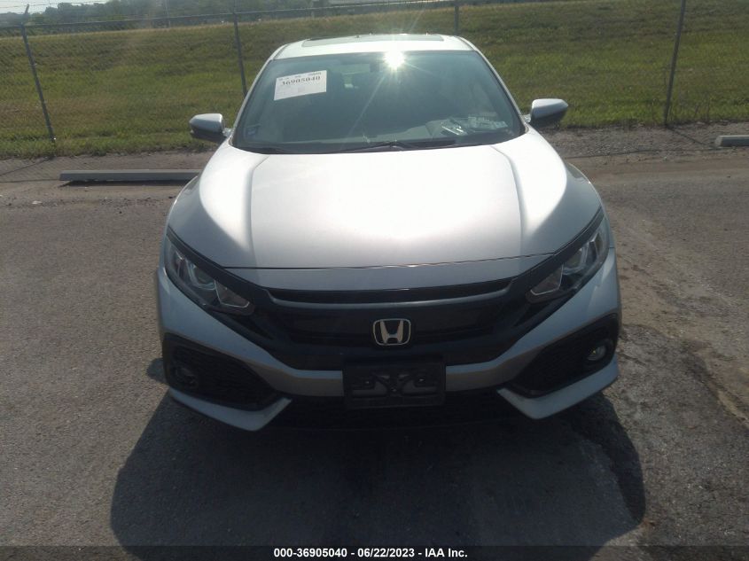 2018 HONDA CIVIC HATCHBACK EX-L NAVI - SHHFK7H79JU203209
