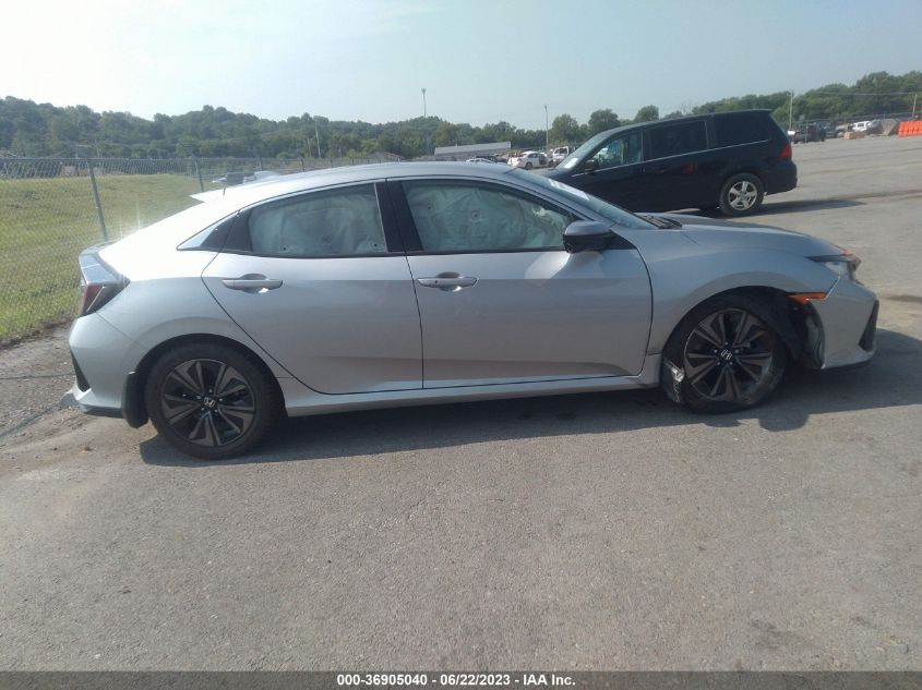 2018 HONDA CIVIC HATCHBACK EX-L NAVI - SHHFK7H79JU203209