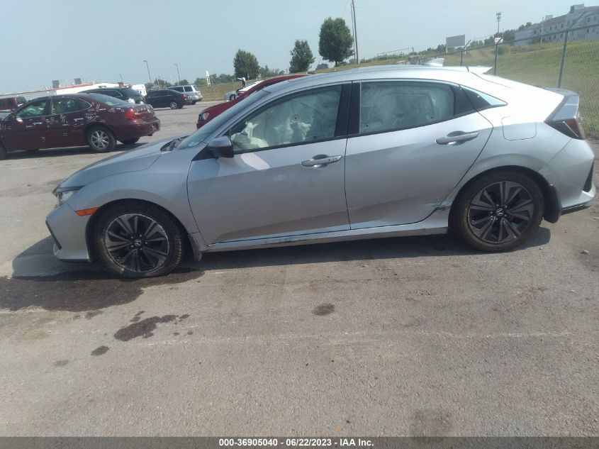 2018 HONDA CIVIC HATCHBACK EX-L NAVI - SHHFK7H79JU203209