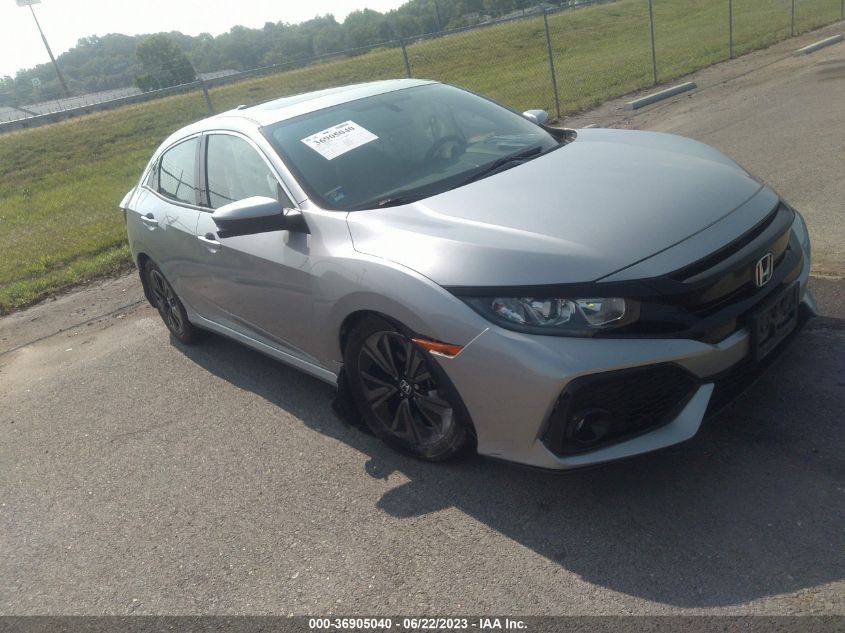 2018 HONDA CIVIC HATCHBACK EX-L NAVI - SHHFK7H79JU203209