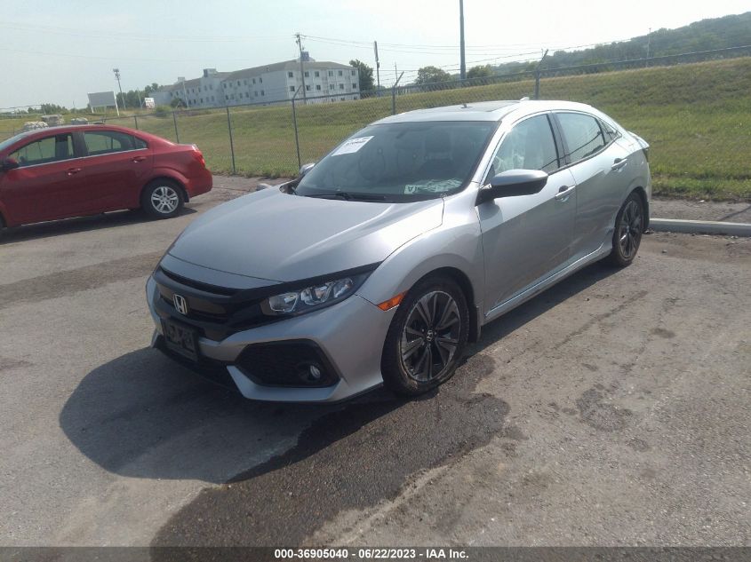 2018 HONDA CIVIC HATCHBACK EX-L NAVI - SHHFK7H79JU203209