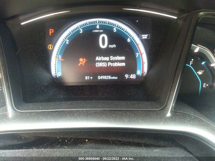 2018 HONDA CIVIC HATCHBACK EX-L NAVI - SHHFK7H79JU203209