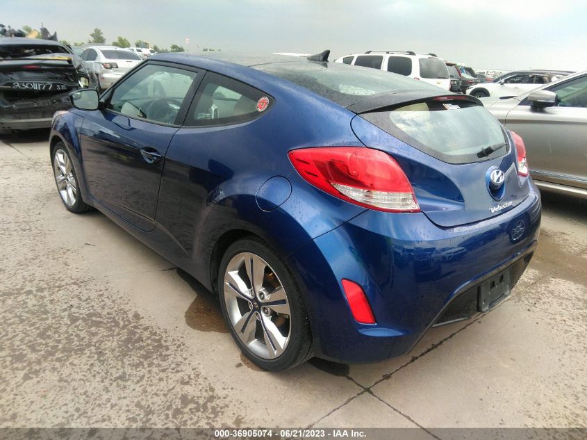 2017 HYUNDAI VELOSTER VALUE EDITION - KMHTC6AD3HU313410