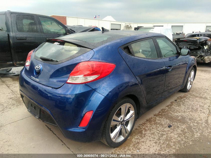 2017 HYUNDAI VELOSTER VALUE EDITION - KMHTC6AD3HU313410