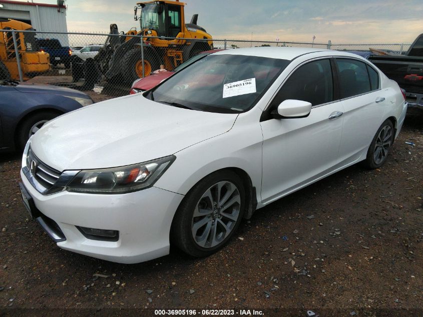 2015 HONDA ACCORD SEDAN SPORT - 1HGCR2F58FA060436