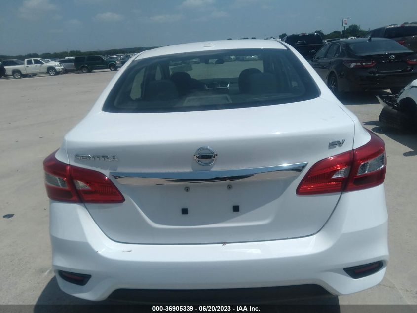 2019 NISSAN SENTRA SV - 3N1AB7AP1KY416119