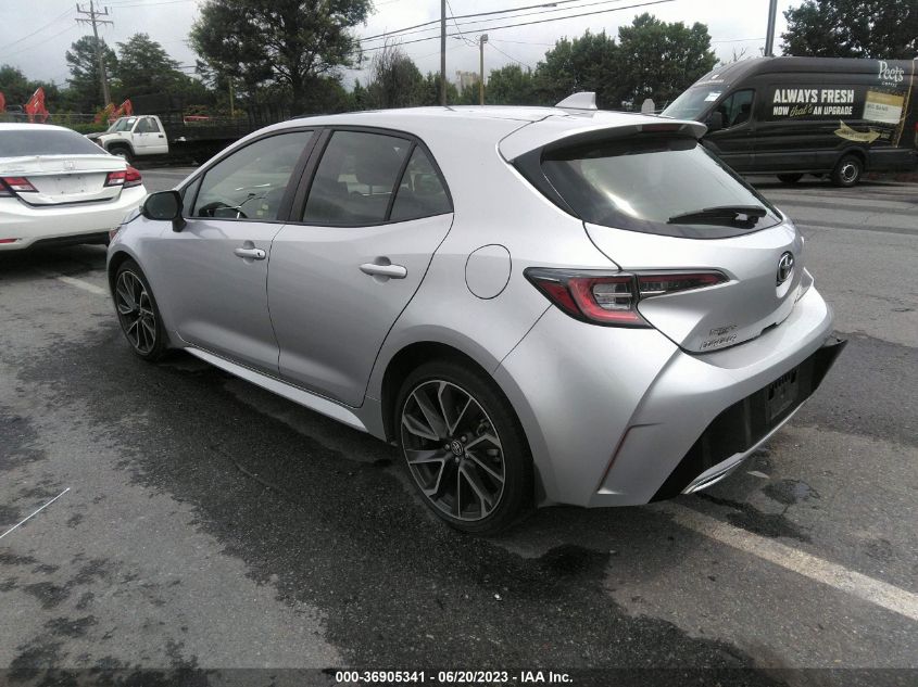 2019 TOYOTA COROLLA HATCHBACK SE/XSE JTNK4RBE0K3004721