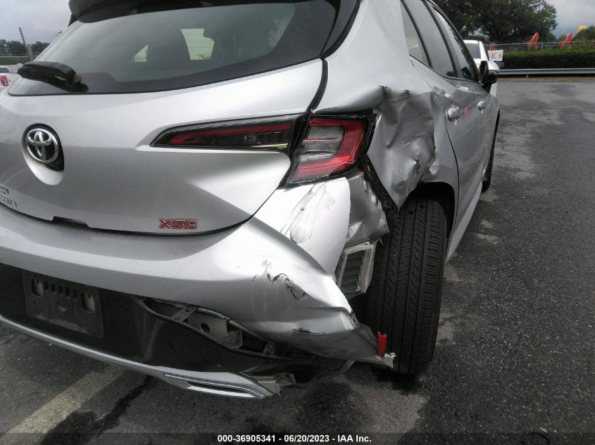 2019 TOYOTA COROLLA HATCHBACK SE/XSE JTNK4RBE0K3004721