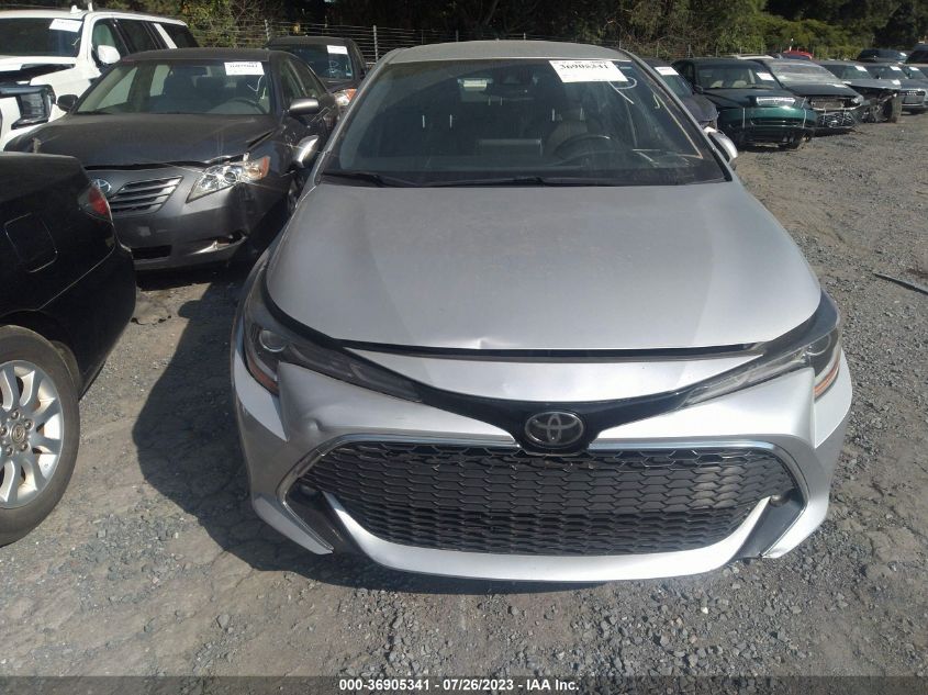 2019 TOYOTA COROLLA HATCHBACK SE/XSE JTNK4RBE0K3004721