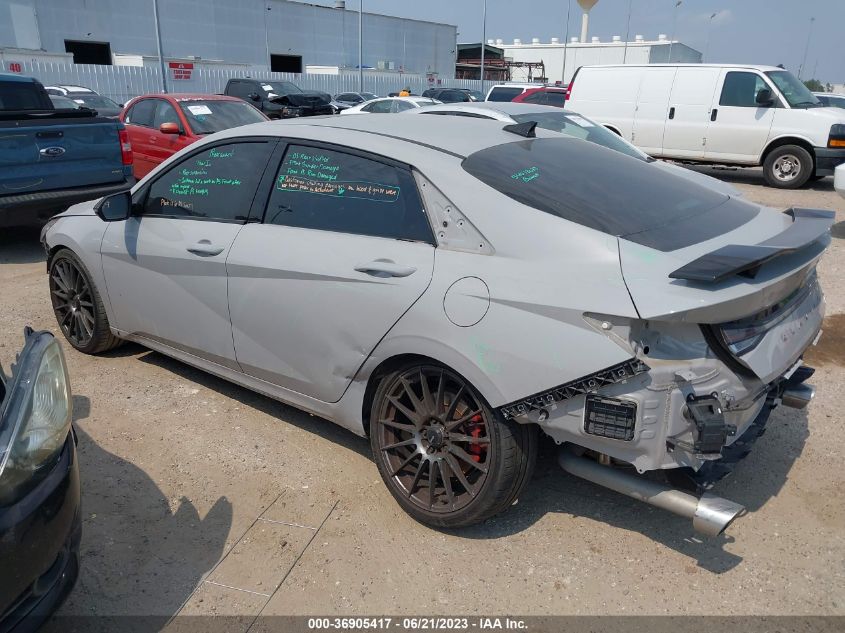 2022 HYUNDAI ELANTRA N - KMHLW4AK9NU001503