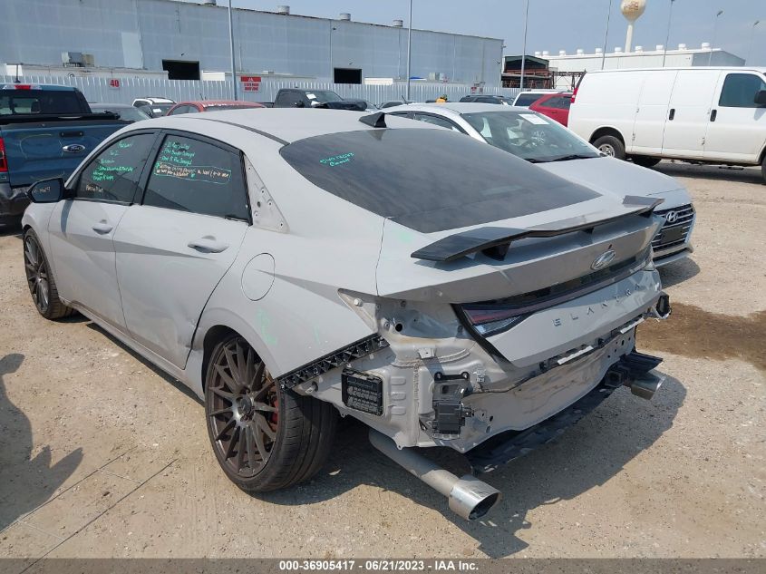 2022 HYUNDAI ELANTRA N - KMHLW4AK9NU001503