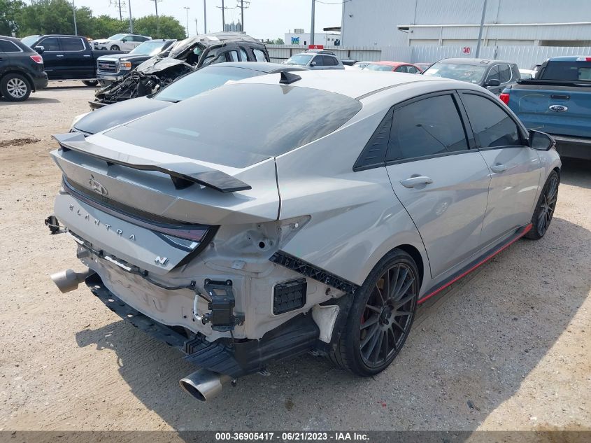 2022 HYUNDAI ELANTRA N - KMHLW4AK9NU001503