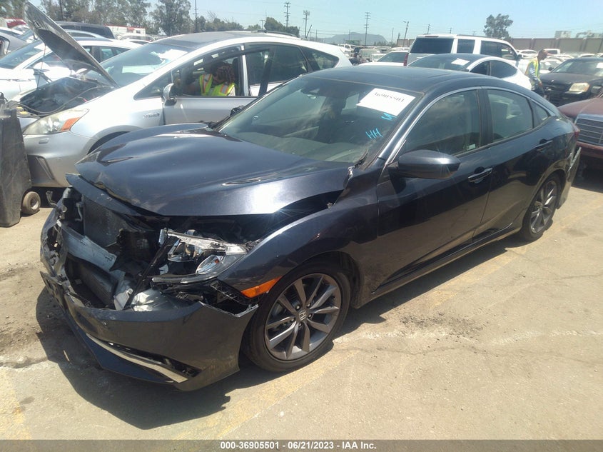 VIN 19XFC1F35ME204136 2021 HONDA CIVIC SEDAN EX