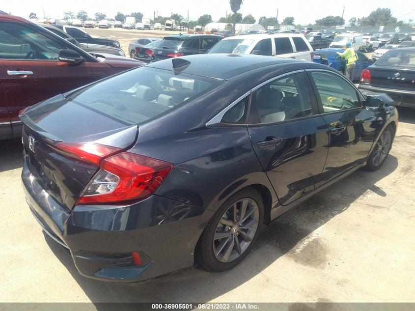 VIN 19XFC1F35ME204136 2021 HONDA CIVIC SEDAN EX
