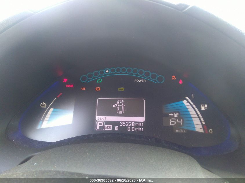 2015 NISSAN LEAF SV - 1N4AZ0CPXFC329692