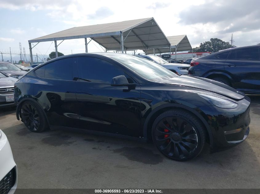 2022 TESLA MODEL Y PERFORMANCE - 7SAYGDEF6NF492953