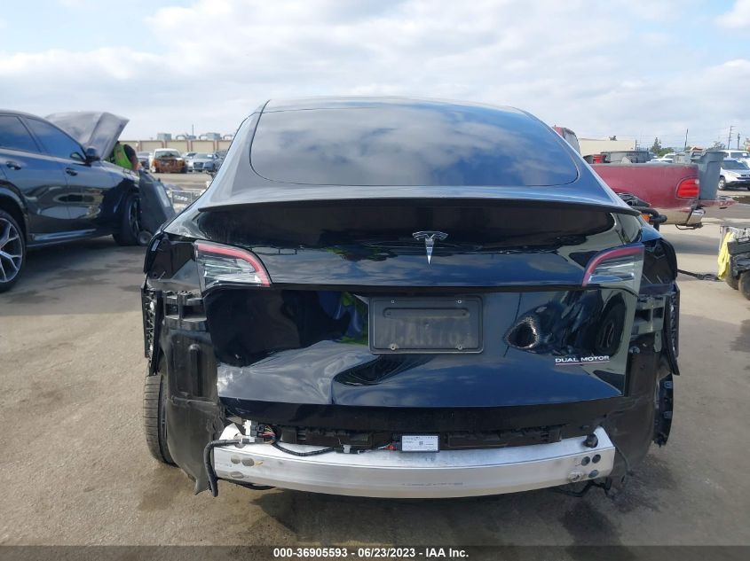 2022 TESLA MODEL Y PERFORMANCE - 7SAYGDEF6NF492953
