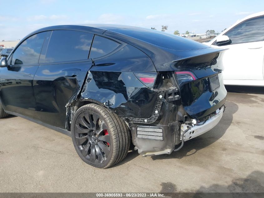 2022 TESLA MODEL Y PERFORMANCE - 7SAYGDEF6NF492953