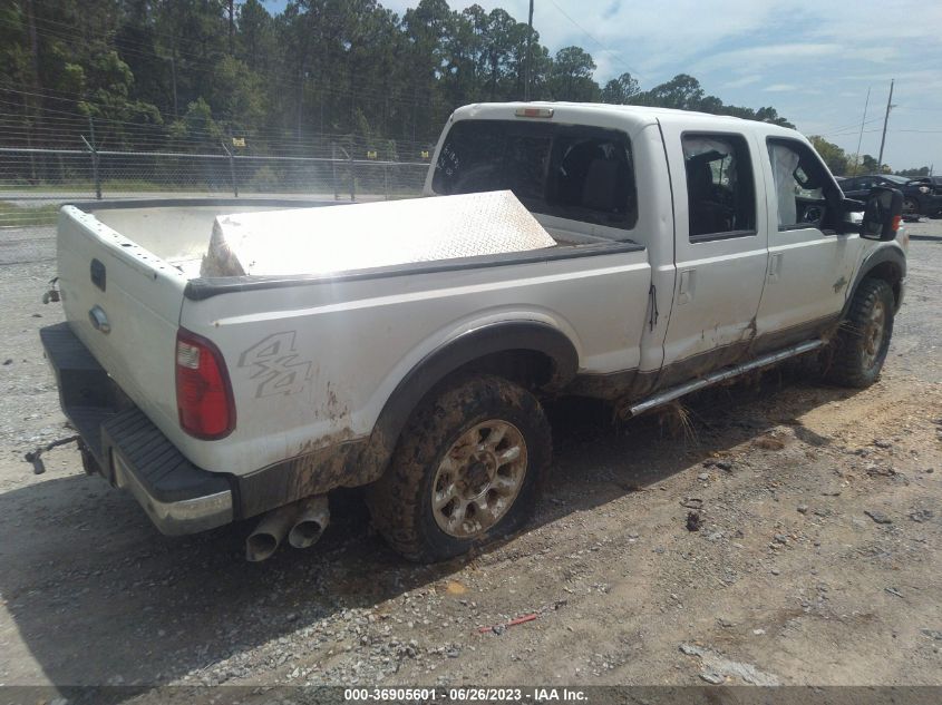 2015 FORD SUPER DUTY F-250 SRW LARIAT/PLATINUM - 1FT7W2BT5FEB49693