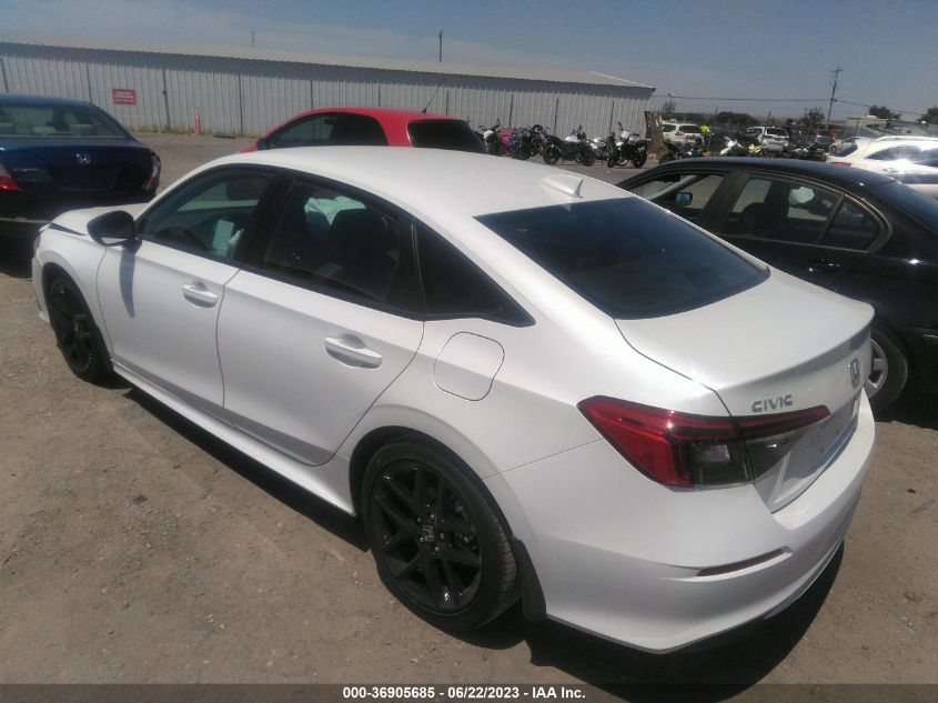 2023 HONDA CIVIC SEDAN SPORT - 2HGFE2F52PH546039