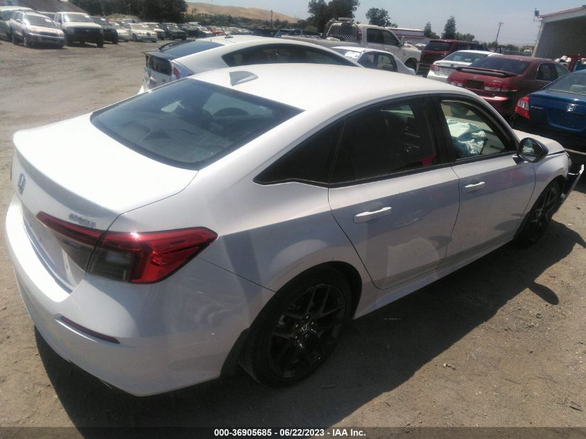 2023 HONDA CIVIC SEDAN SPORT - 2HGFE2F52PH546039
