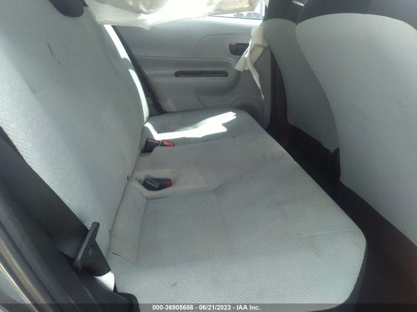 2013 TOYOTA PRIUS C ONE/TWO/THREE/FOUR - JTDKDTB3XD1055318