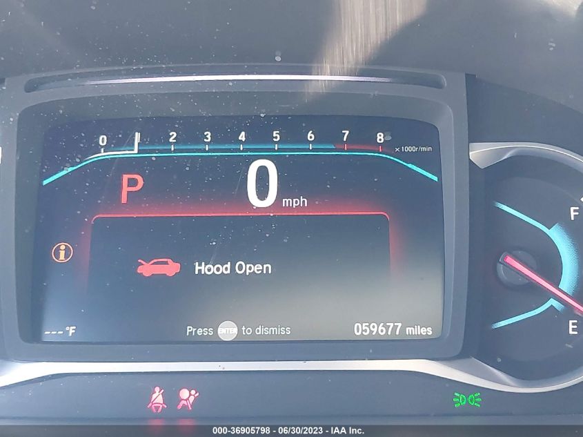 2019 HONDA PASSPORT TOURING 5FNYF7H98KB004377