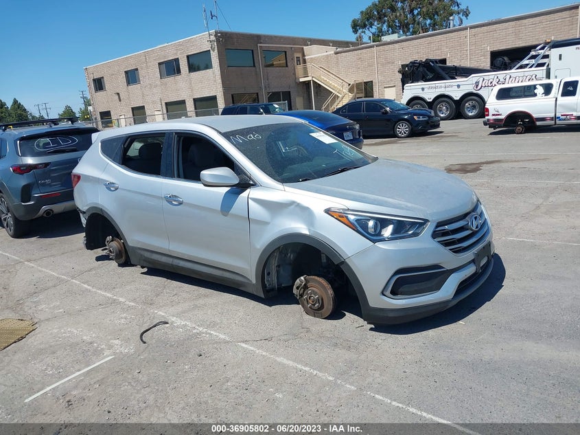 VIN 5XYZT3LB8JG569445 2018 HYUNDAI SANTA FE SPORT 2.4L