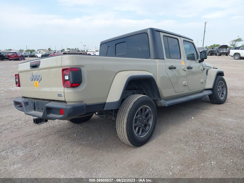 VIN 1C6HJTFG0LL172870 2020 JEEP GLADIATOR OVERLAND