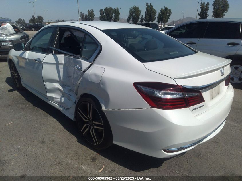 2017 HONDA ACCORD SEDAN SPORT - 1HGCR2F54HA178261