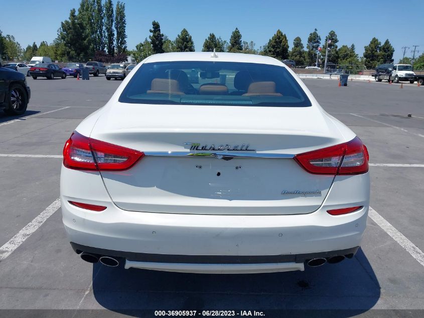 2016 MASERATI QUATTROPORTE S ZAM56RPA1G1173081