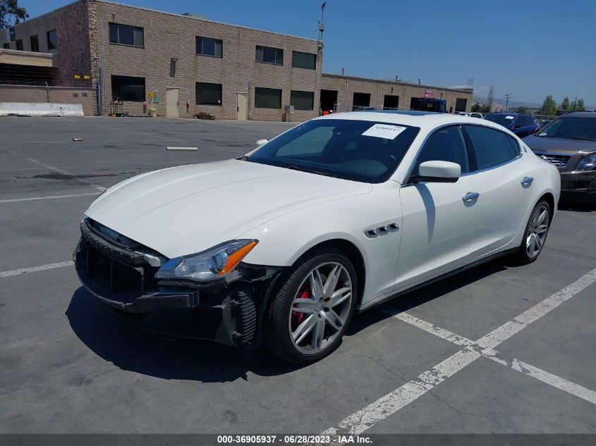 2016 MASERATI QUATTROPORTE S ZAM56RPA1G1173081