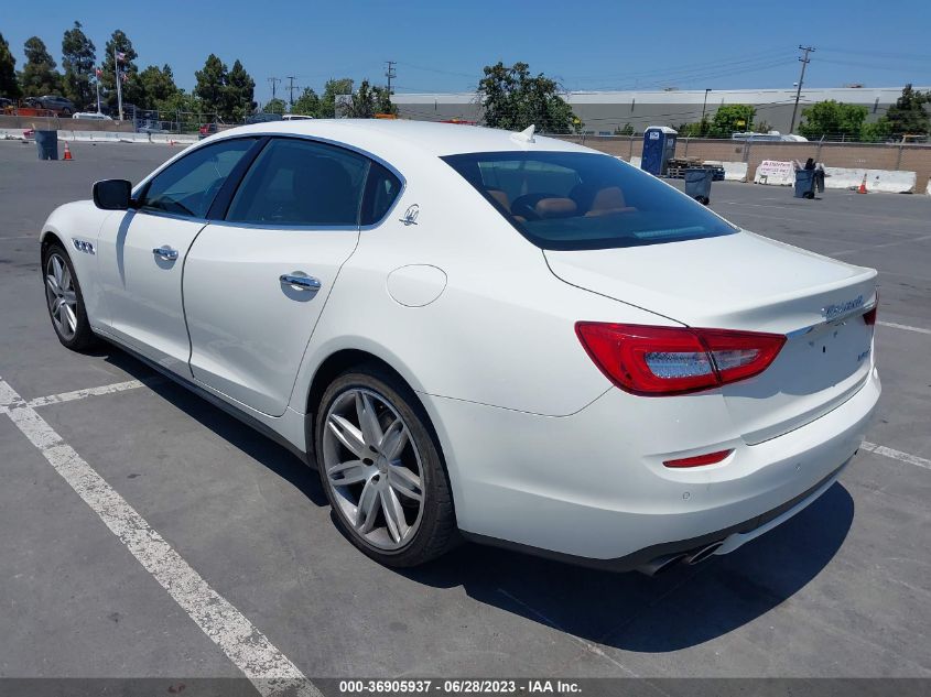 2016 MASERATI QUATTROPORTE S ZAM56RPA1G1173081