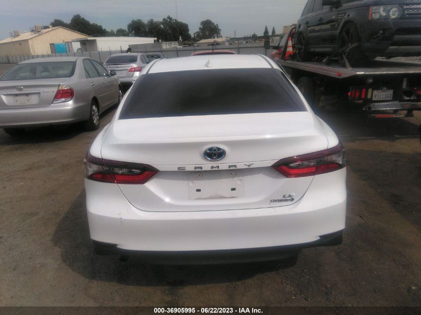 2022 TOYOTA CAMRY HYBRID LE - 4T1C31AKXNU578774