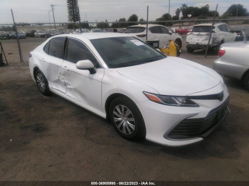 2022 TOYOTA CAMRY HYBRID LE - 4T1C31AKXNU578774
