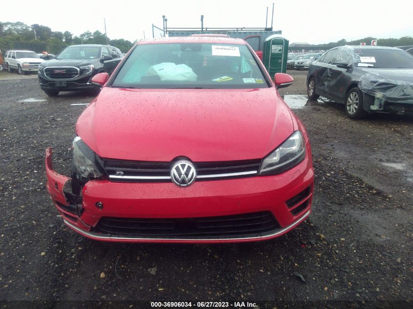 2016 VOLKSWAGEN GOLF R WVWLF7AU0GW143625