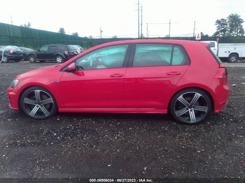 2016 VOLKSWAGEN GOLF R WVWLF7AU0GW143625