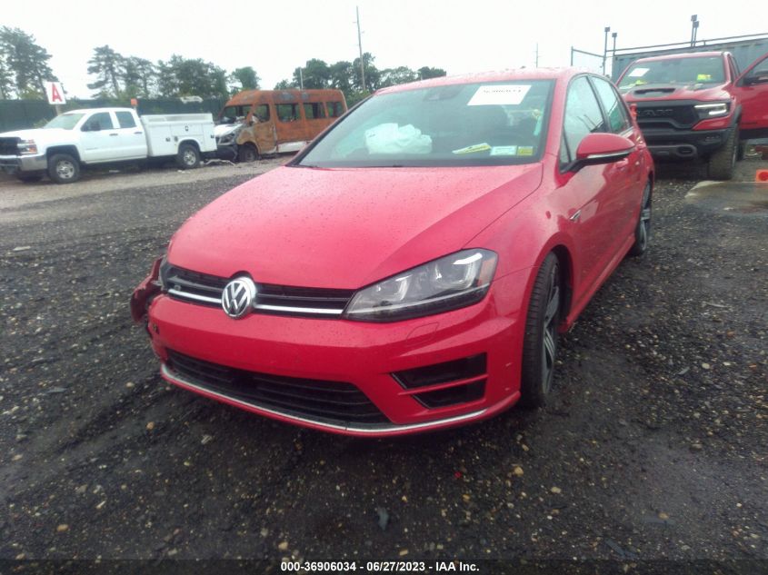 2016 VOLKSWAGEN GOLF R WVWLF7AU0GW143625